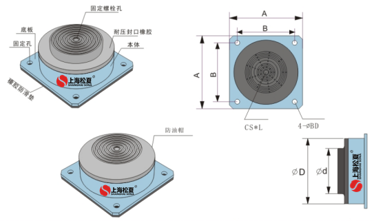 JBQ空氣減震器結構圖